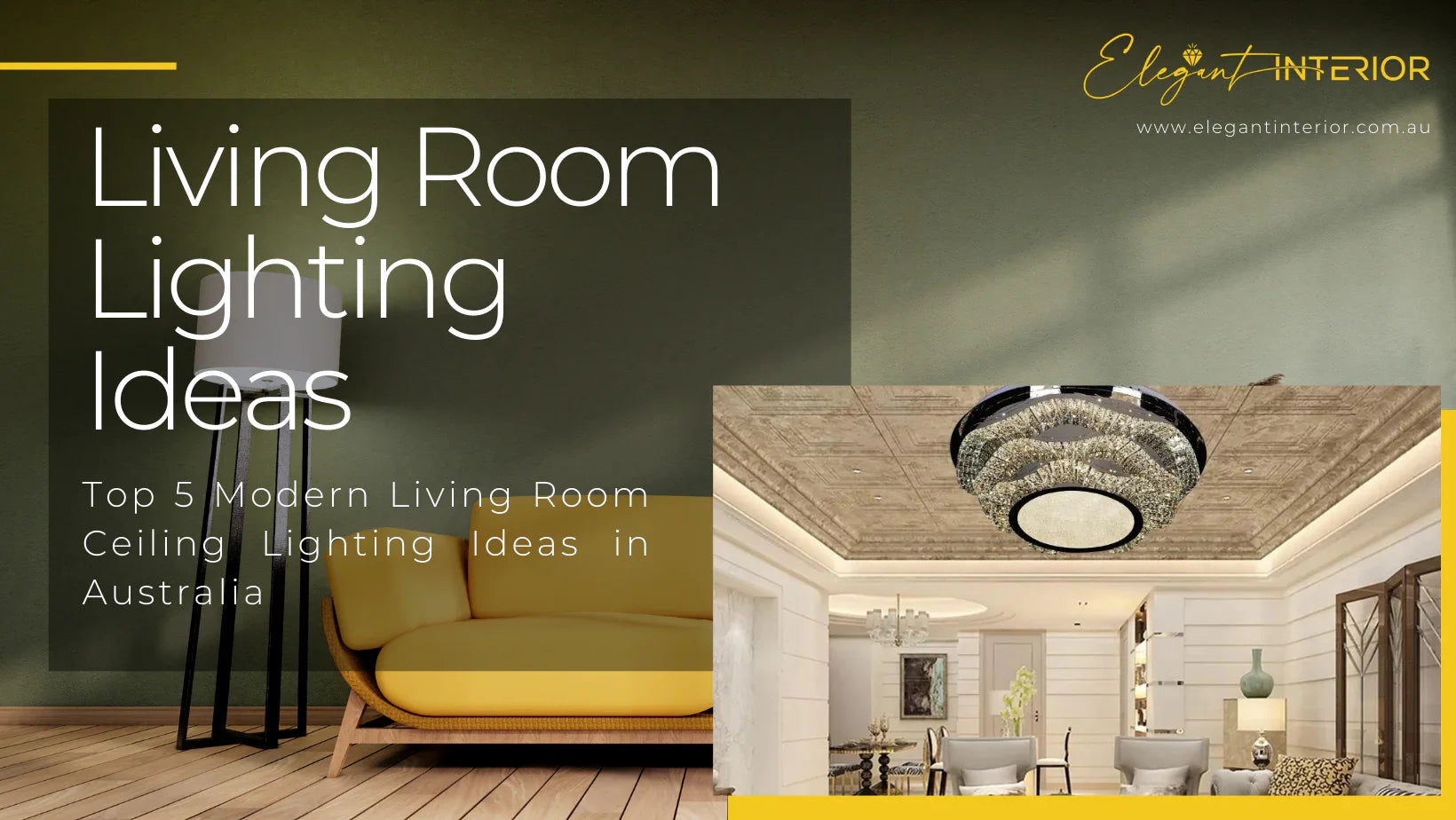 Top 5 Living Room Ceiling Lighting Ideas – Elegant Interior