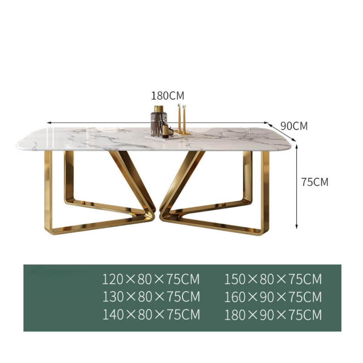 Marblelite Rectangle Dining Table