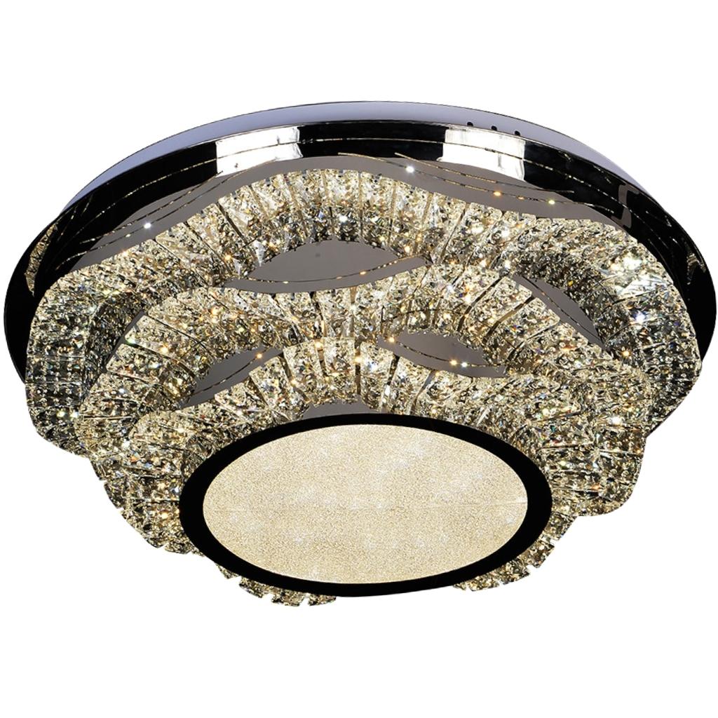 Isabelle-Modern Round LED K9 Crystal Ceiling Light Chandelier Lux Decor Australia