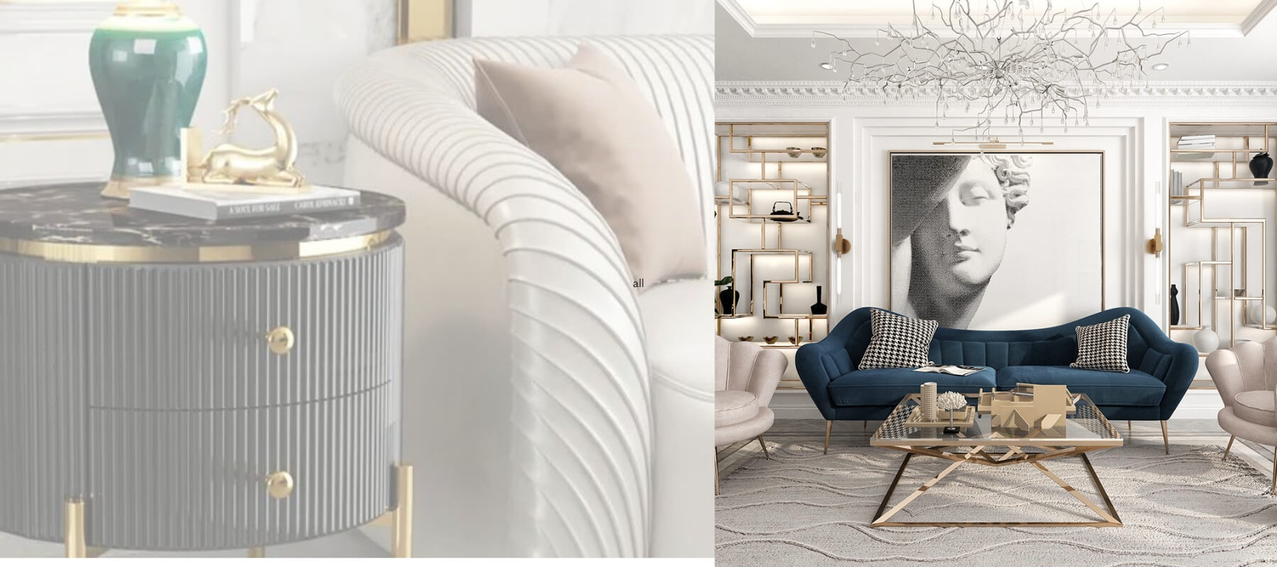 luxury furniture Elegant Interior 