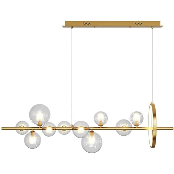 Elegant CHROMA ceiling or bench top light fixture – modern lighting design with sleek finish