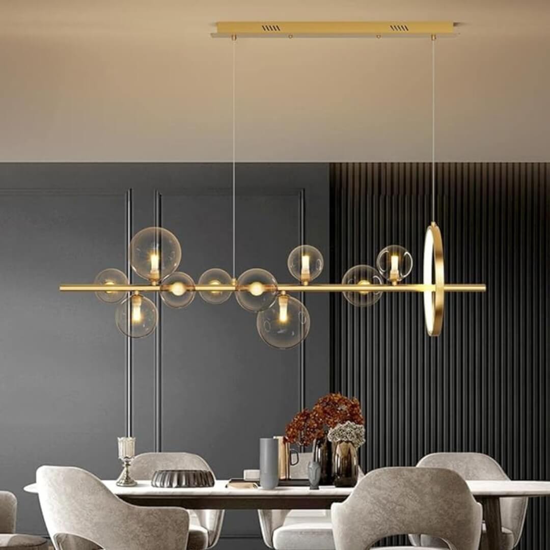 Gold Kitchen Island Light Fixtures - Elegant Interior