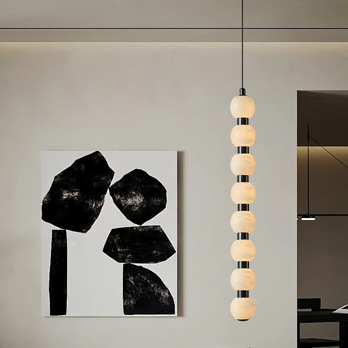 Orbique Alabaster Pendant Lamp - Pre Order