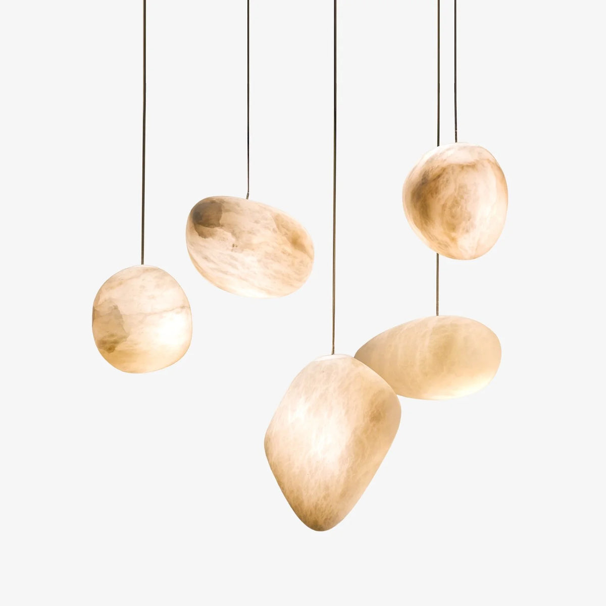 Pebbles Alabaster Pendant Lamp - Pre Order
