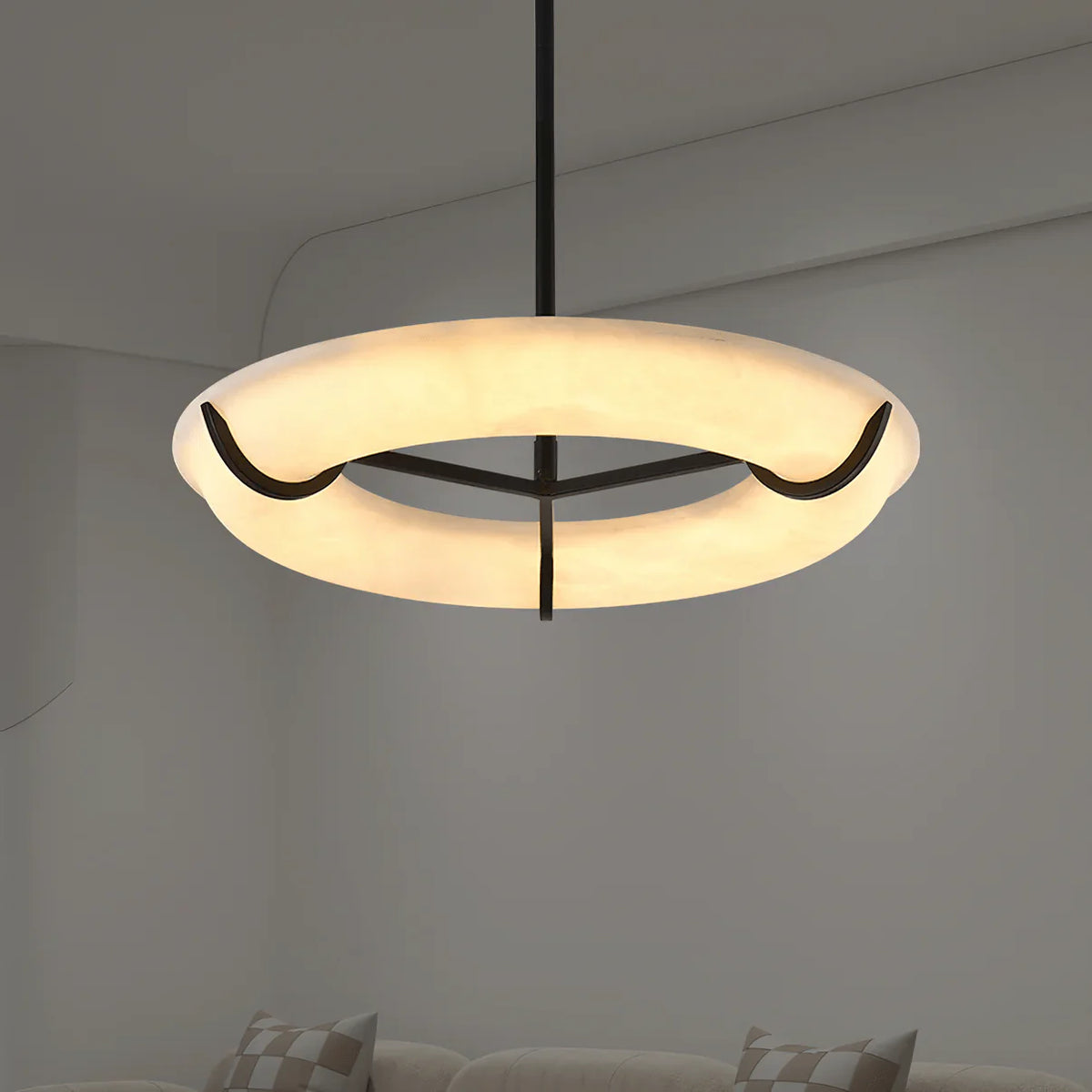 Carve Alabaster Pendant Light - Pre Order