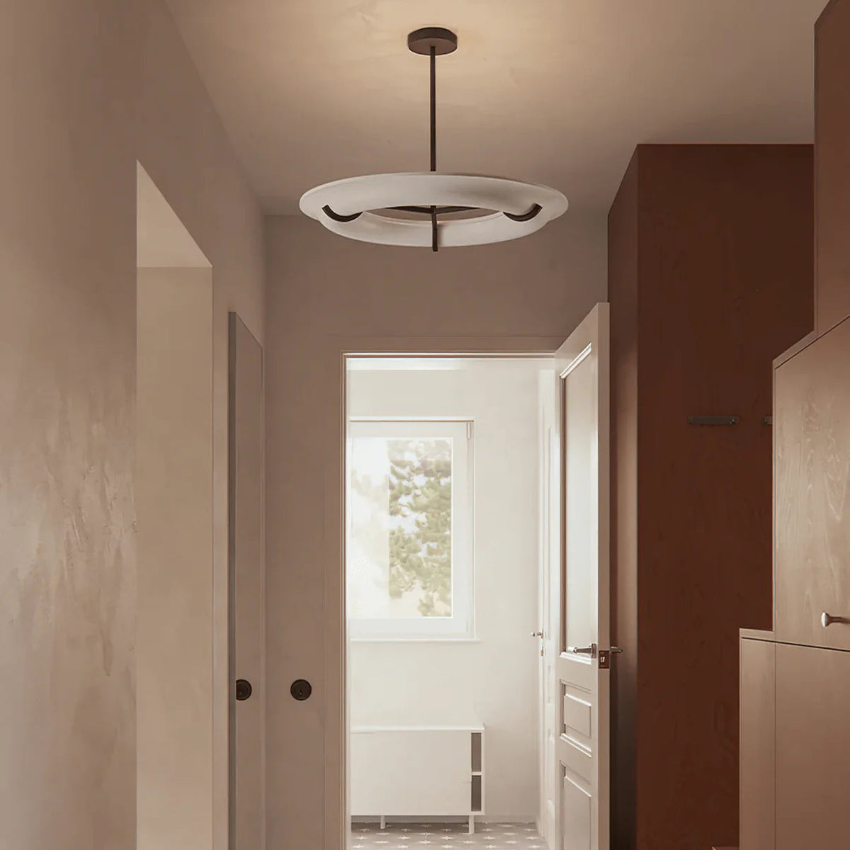 Carve Alabaster Pendant Light - Pre Order