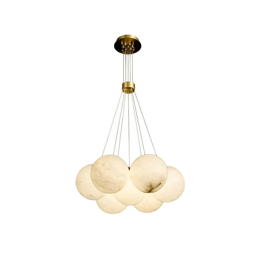 Alabaster Balls Chandelier -  Pre Order