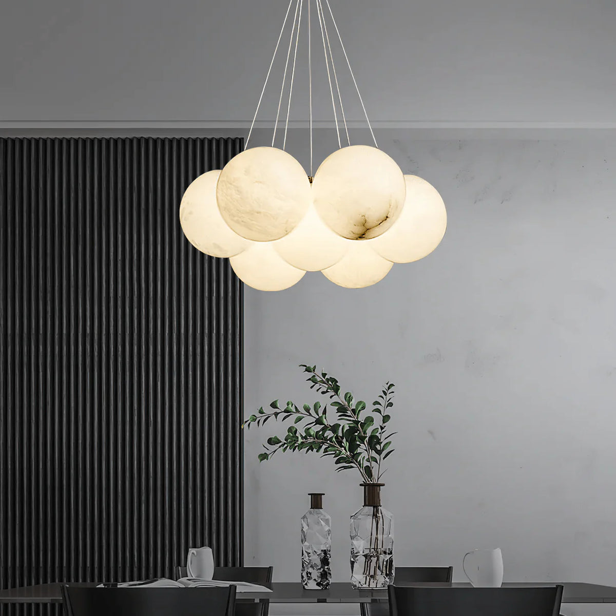 Alabaster Balls Chandelier -  Pre Order