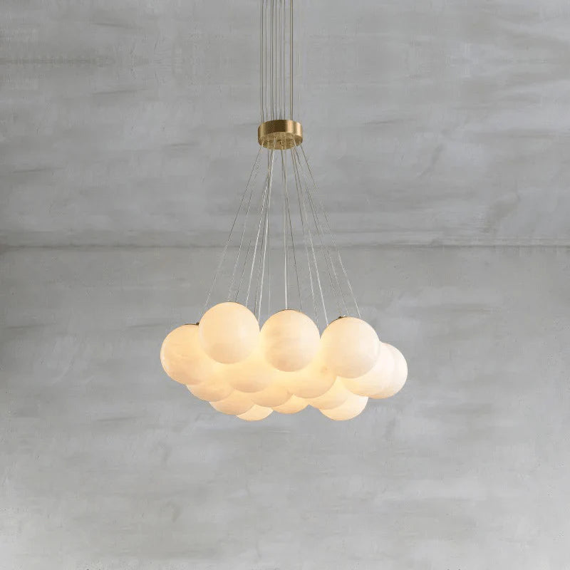 Alabaster Balls Chandelier -  Pre Order
