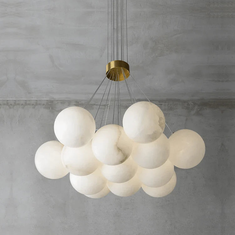 Alabaster Balls Chandelier -  Pre Order