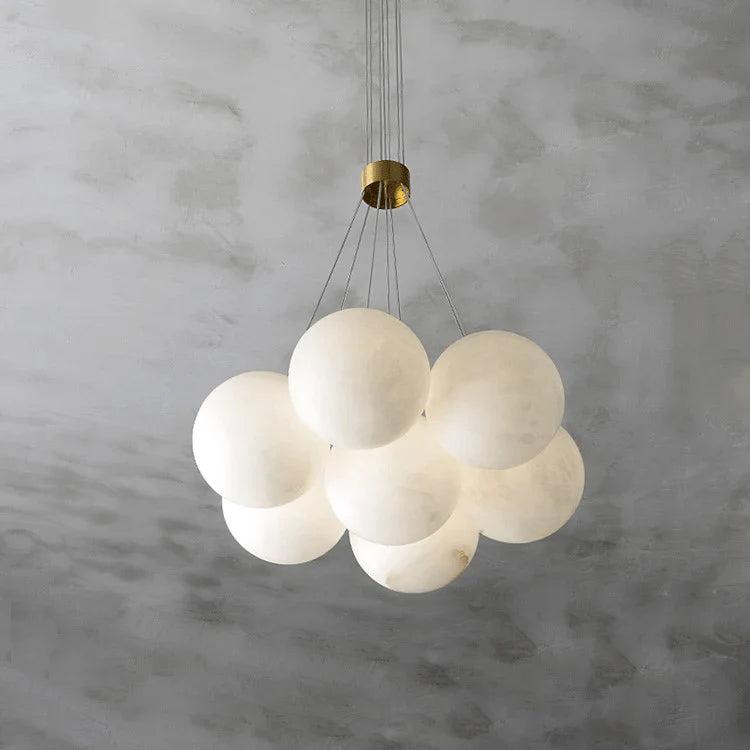 Alabaster Balls Chandelier -  Pre Order