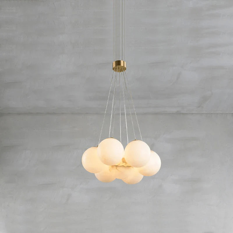 Alabaster Balls Chandelier -  Pre Order