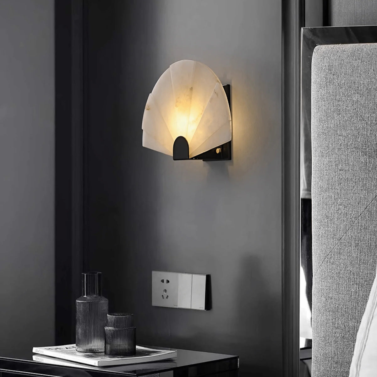 Nevora Alabaster Wall Lamp - Pre Order