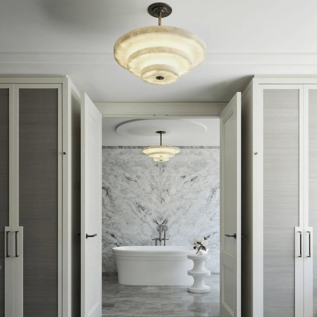Ice Queen Alabaster Chandelier - Pre Order