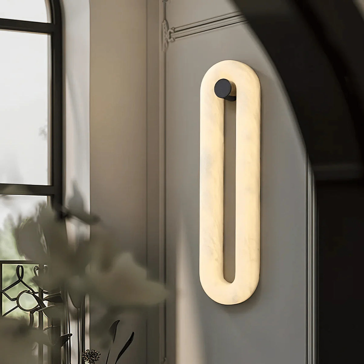 Alabaster Loop Wall Light - Pre Order