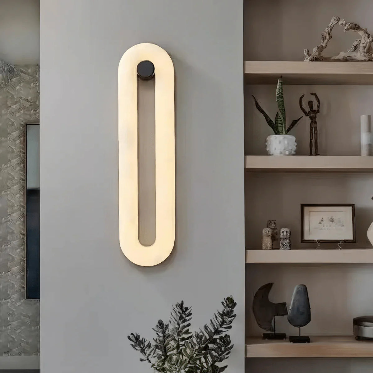 Alabaster Loop Wall Light - Pre Order