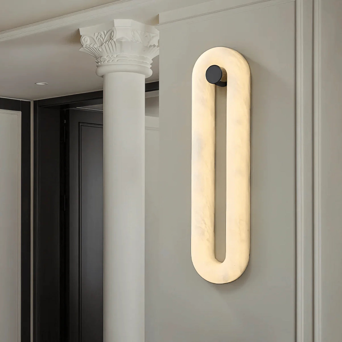 Alabaster Loop Wall Light - Pre Order