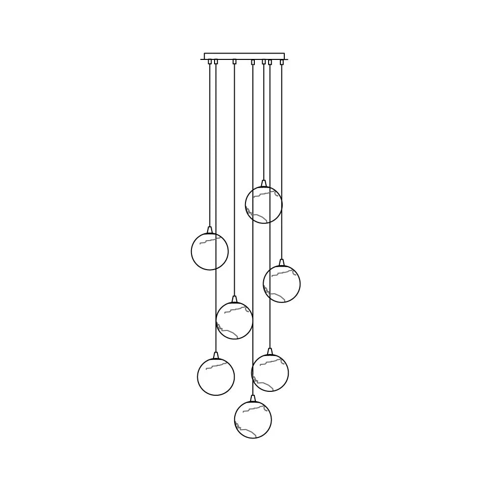 Sultana Alabaster Cluster Chandelier - Pre Order