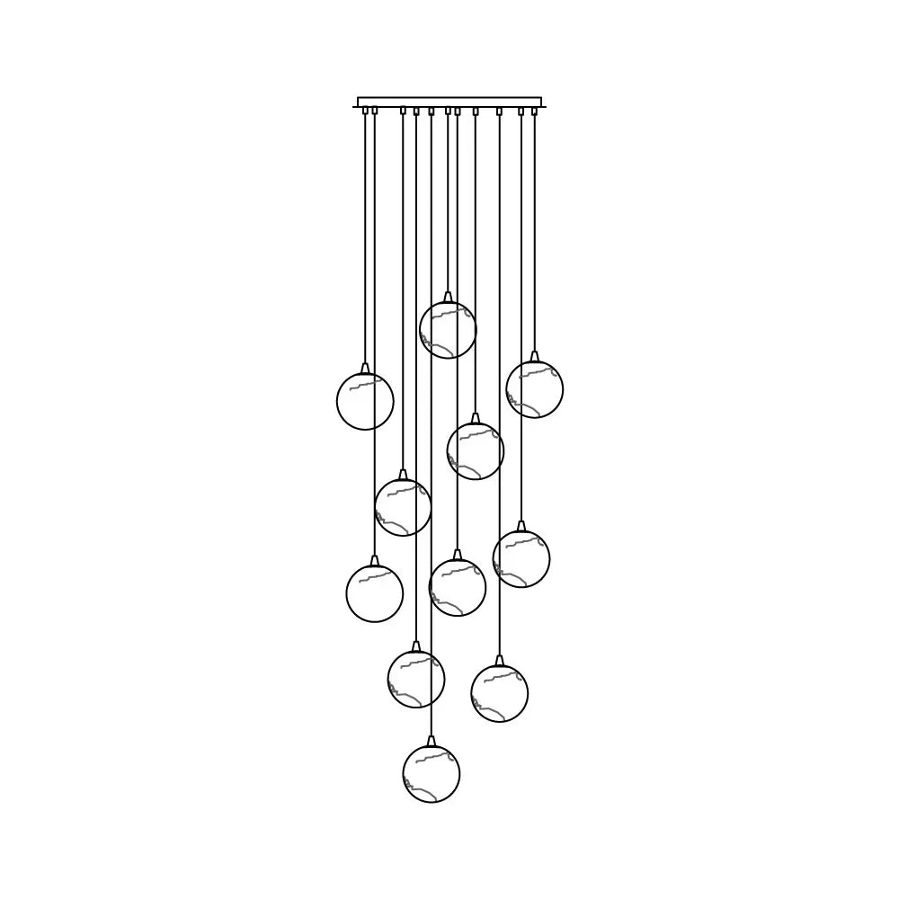 Sultana Alabaster Cluster Chandelier - Pre Order