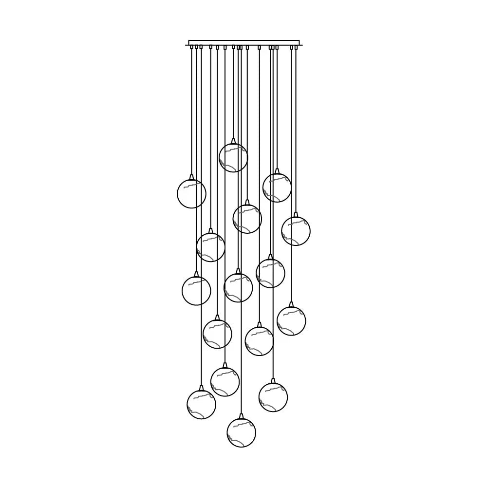Sultana Alabaster Cluster Chandelier - Pre Order