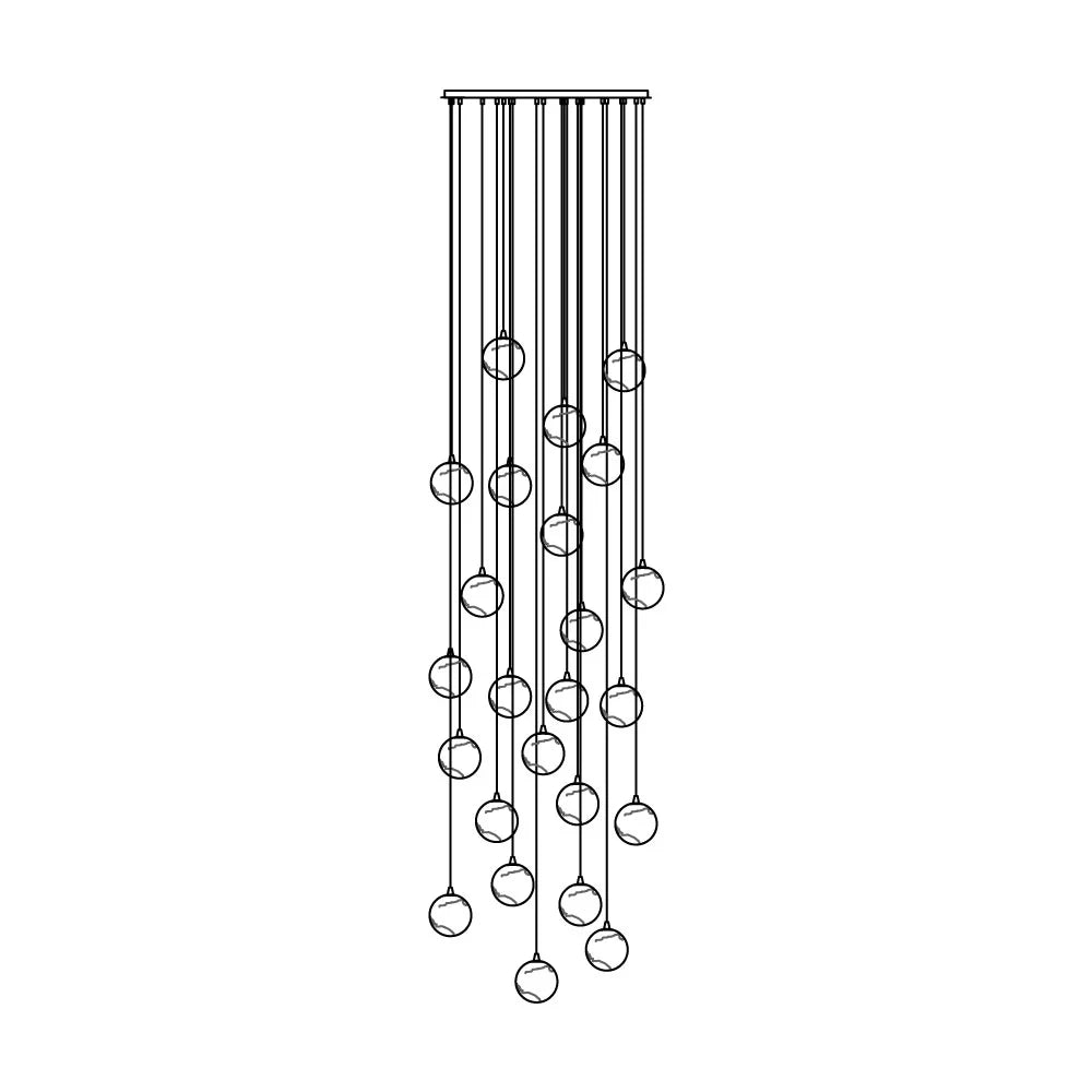 Sultana Alabaster Cluster Chandelier - Pre Order