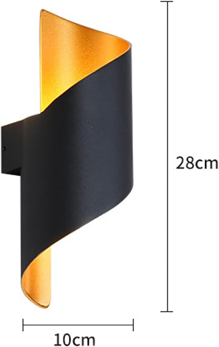 Spiral Outdoor Wall Lamp 10W