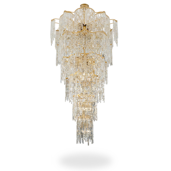 RainDrop-Large Chandelier- K9 Crystals