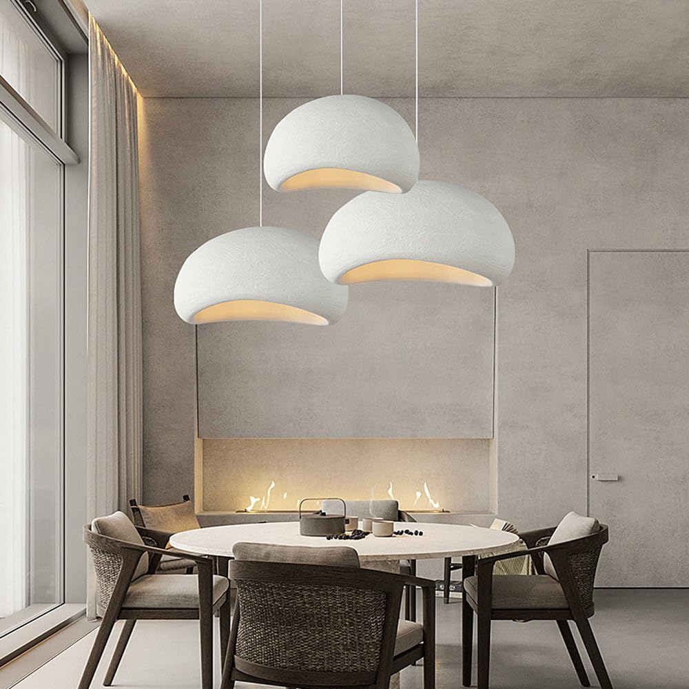 Grey Resin Modern Ceiling Light