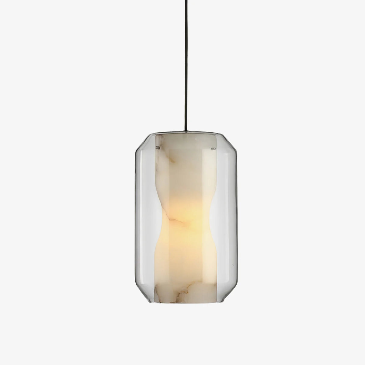 Alabaster Glass Cylinder Pendant Light - Pre Order