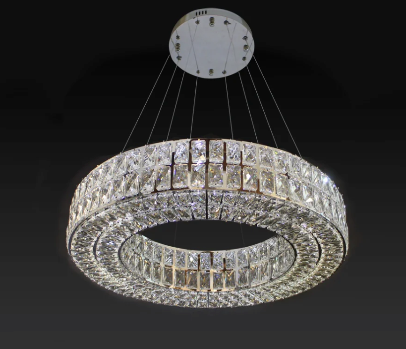 Round-Crystal LED Ceiling Light Fixture