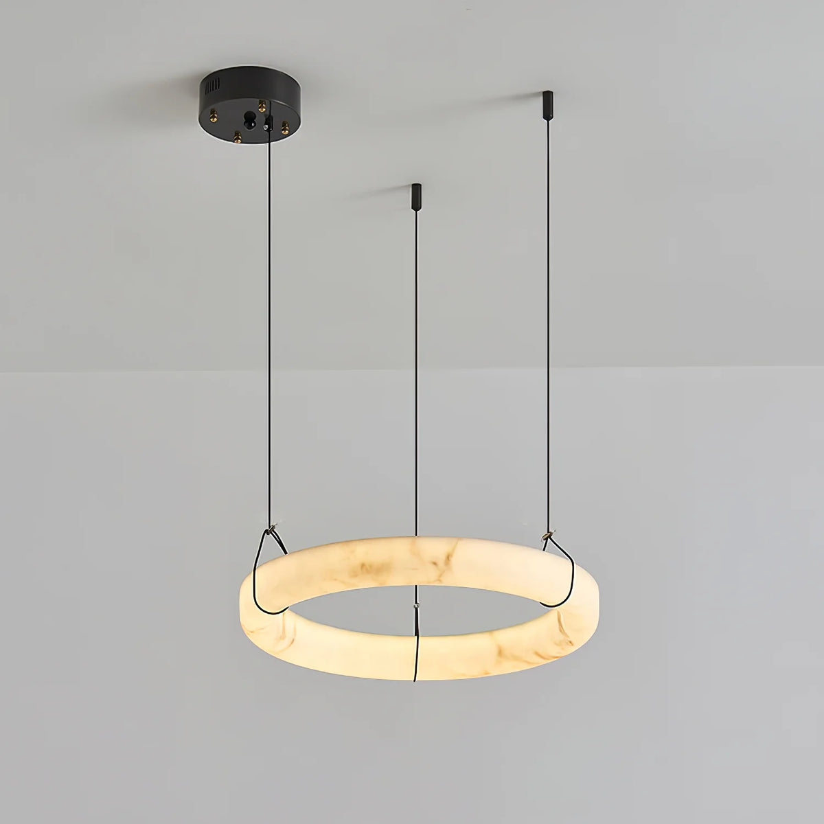 Alabaster Ring Pendant Lamp - Pre Order