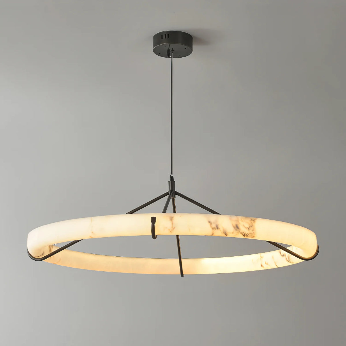 Alabaster Ring Pendant Lamp - Pre Order