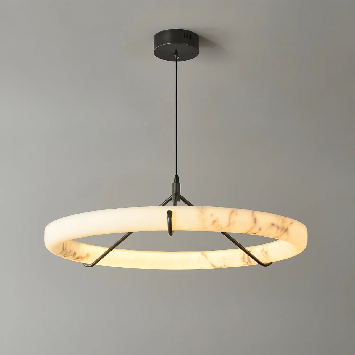 Alabaster Ring Pendant Lamp - Pre Order