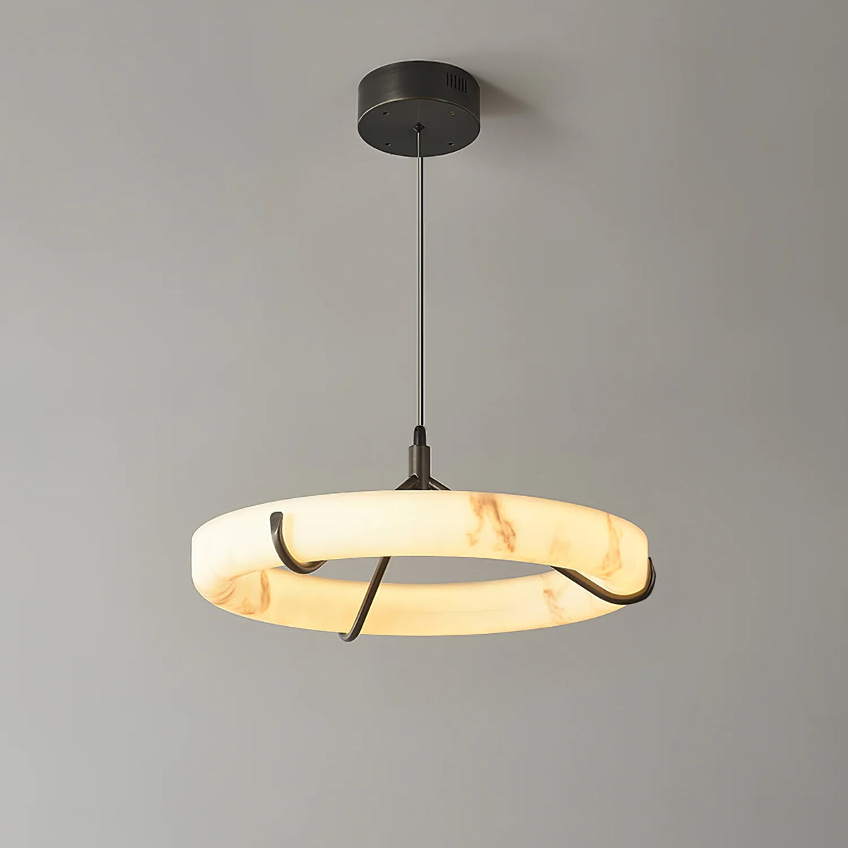 Alabaster Ring Pendant Lamp - Pre Order