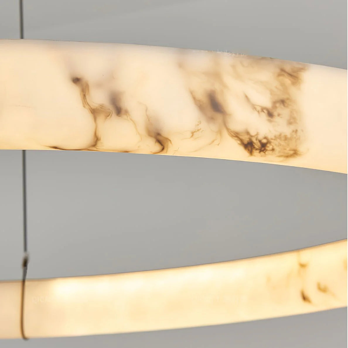 Alabaster Ring Pendant Lamp - Pre Order