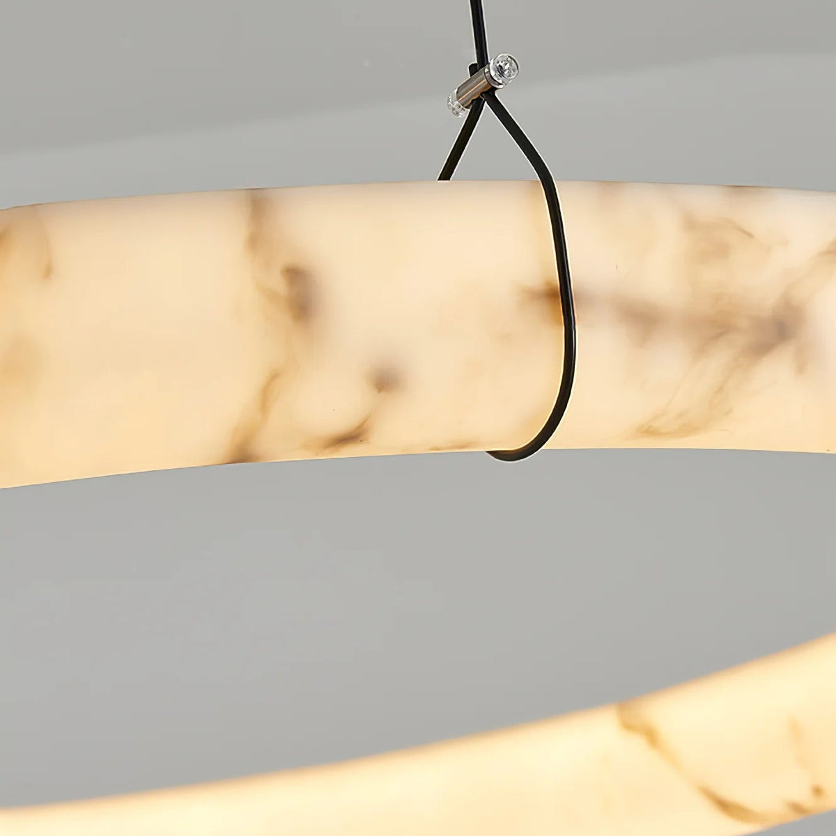 Alabaster Ring Pendant Lamp - Pre Order