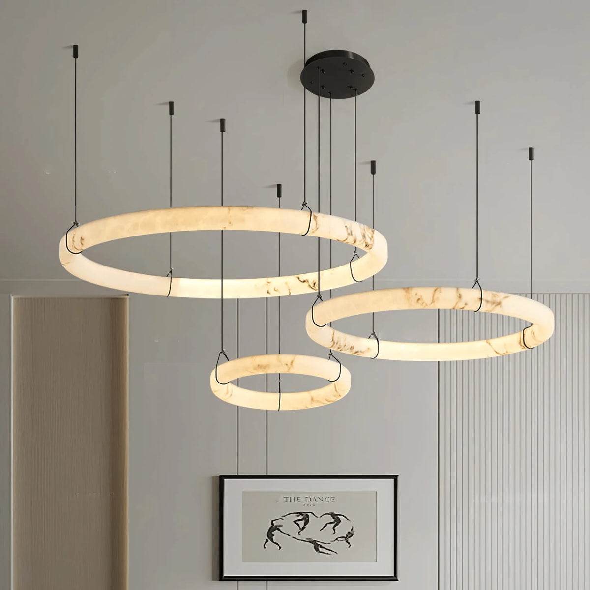 Alabaster Ring Pendant Lamp - Pre Order