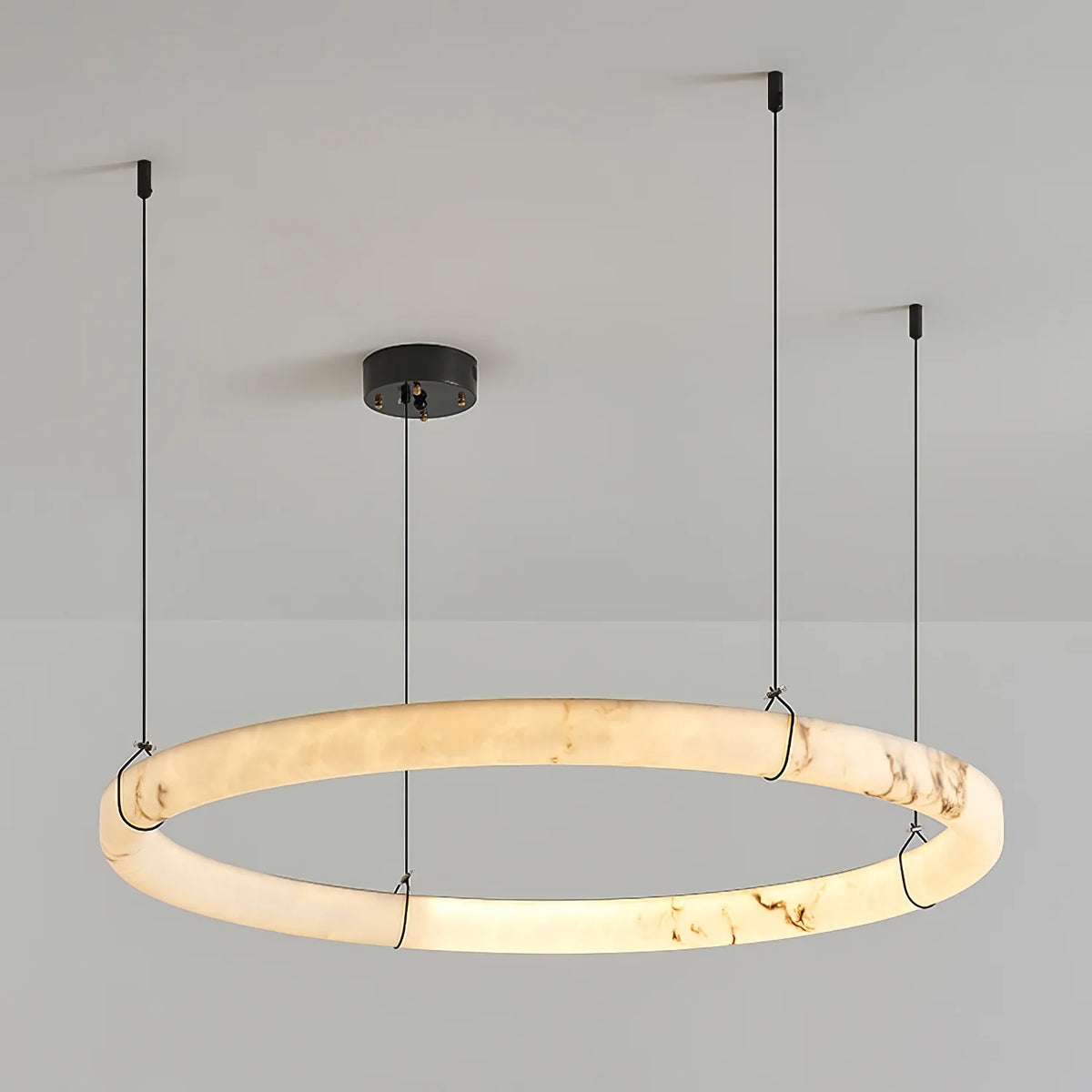Alabaster Ring Pendant Lamp - Pre Order