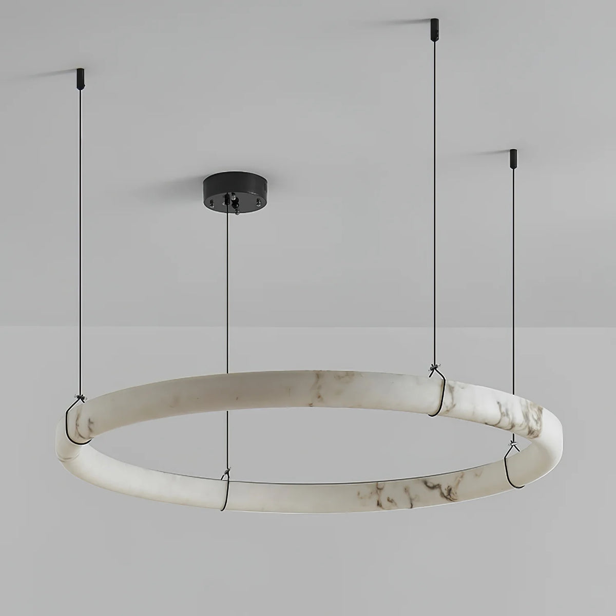 Alabaster Ring Pendant Lamp - Pre Order