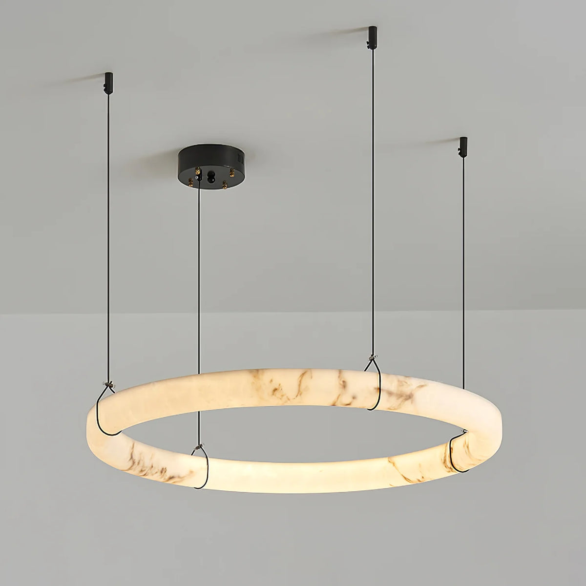 Alabaster Ring Pendant Lamp - Pre Order