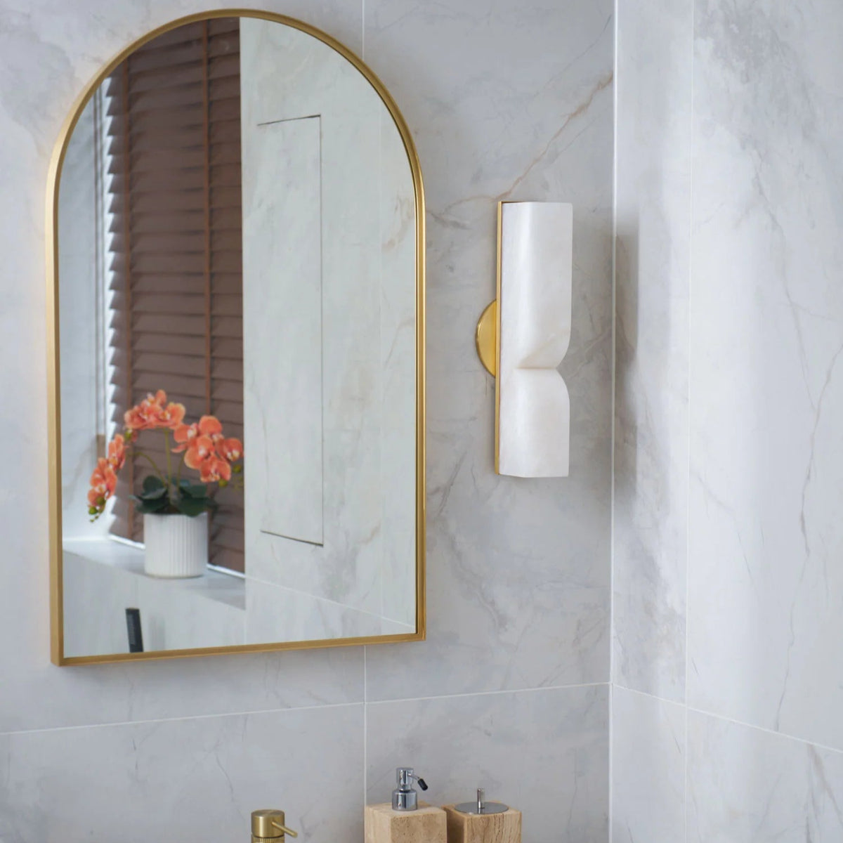 Alabaster Essence Plug-in Wall Sconce - Pre Order