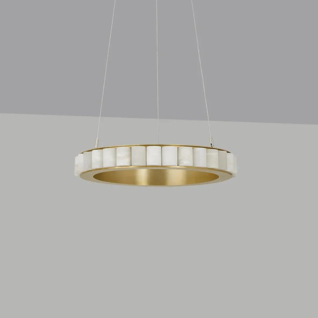 Alabaster Avalon Halo Chandelier - Pre Order