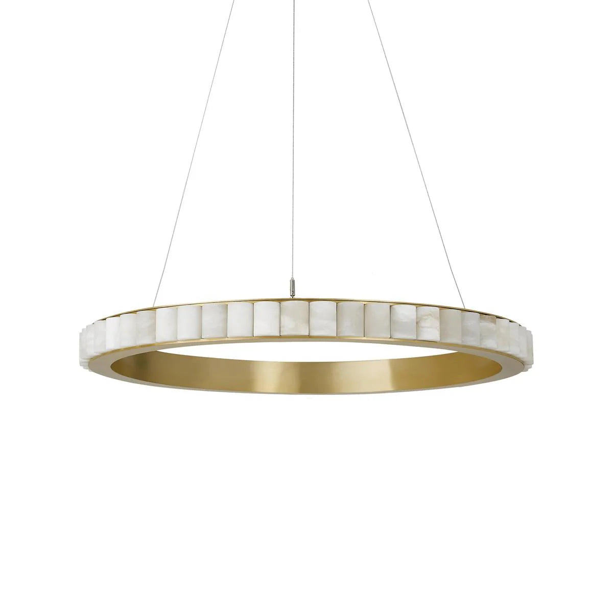Alabaster Avalon Halo Chandelier - Pre Order