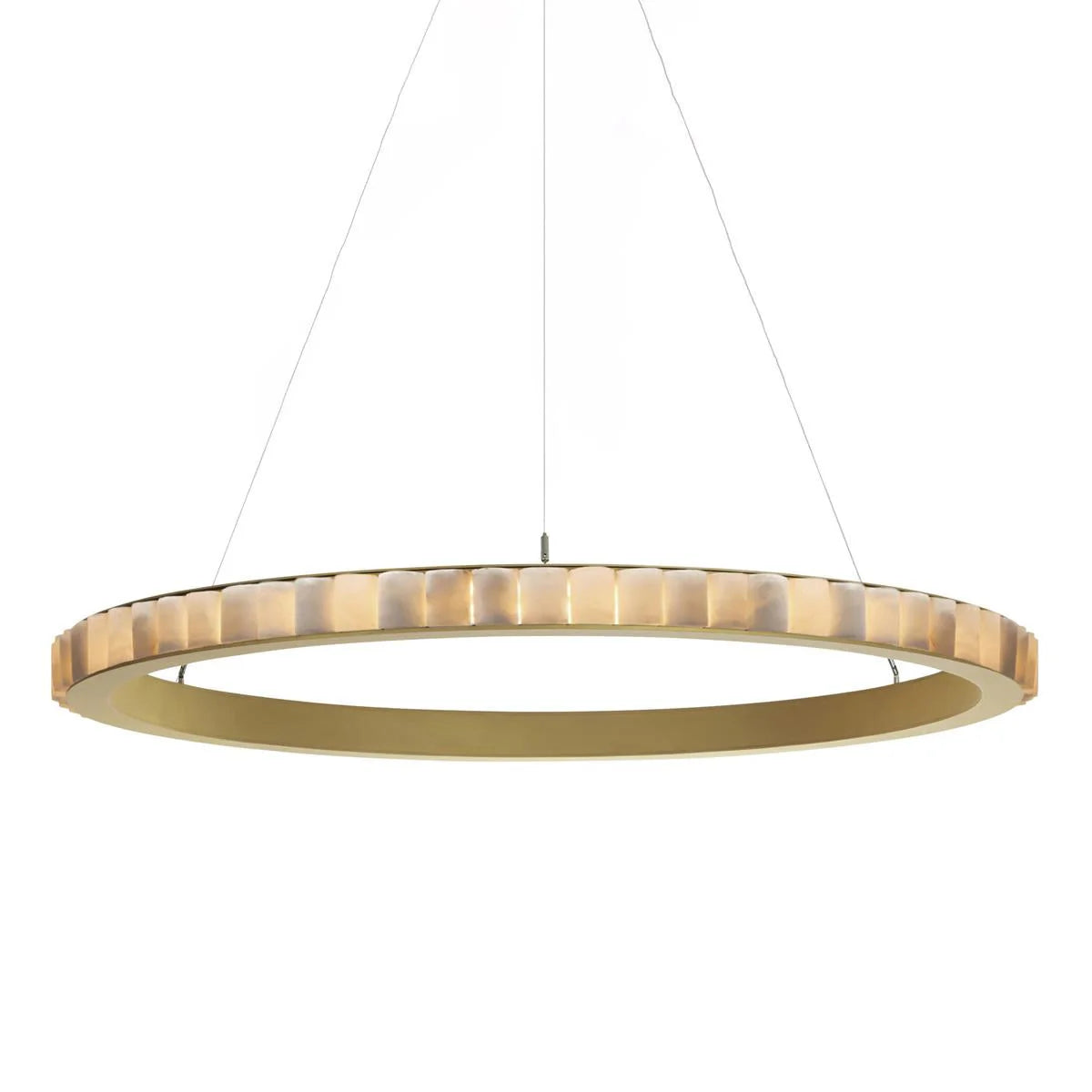 Alabaster Avalon Halo Chandelier - Pre Order