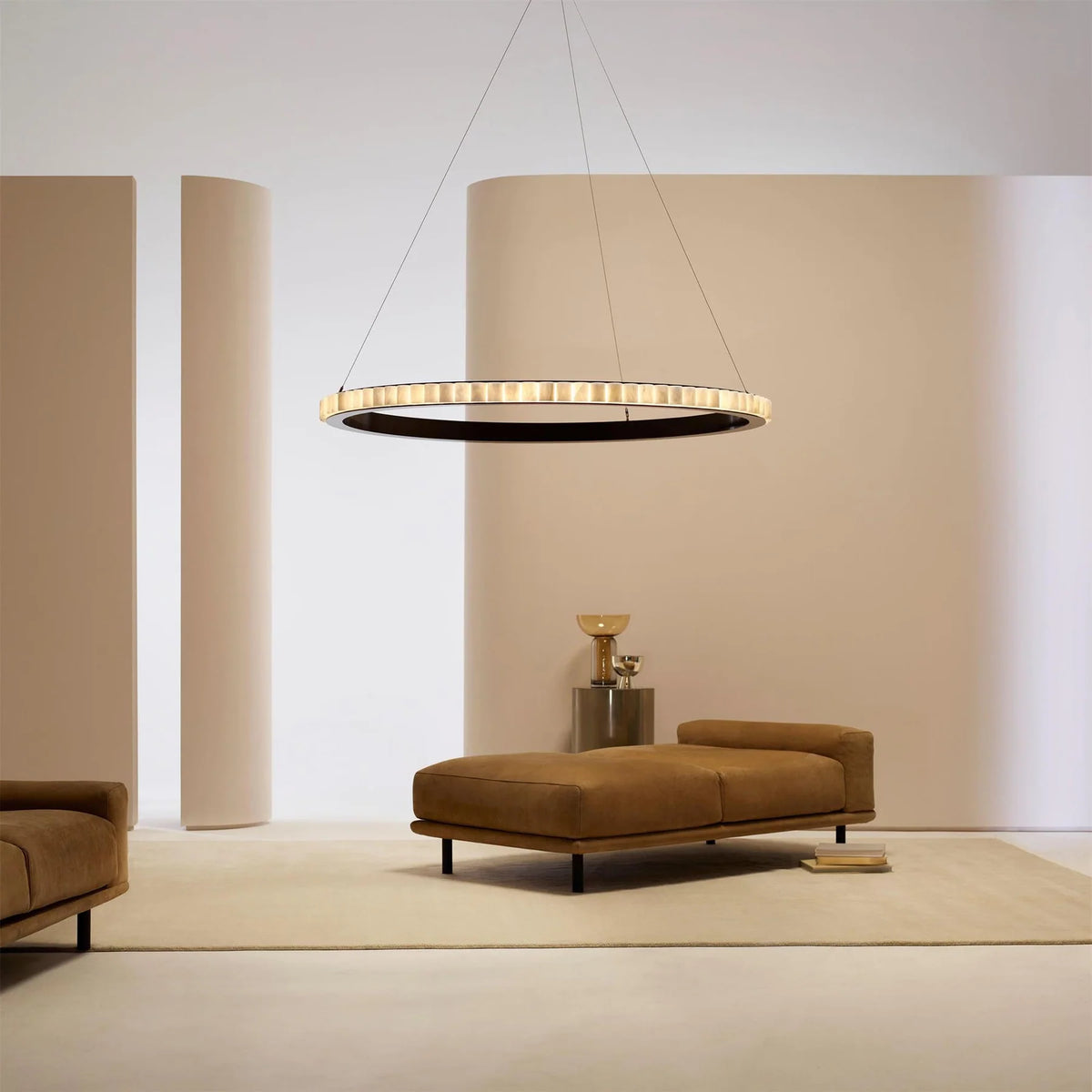 Alabaster Avalon Halo Chandelier - Pre Order
