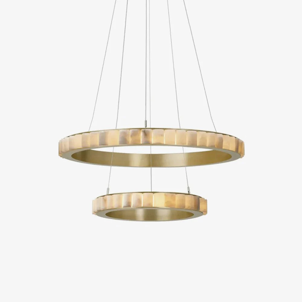 Alabaster Avalon Halo Chandelier - Pre Order