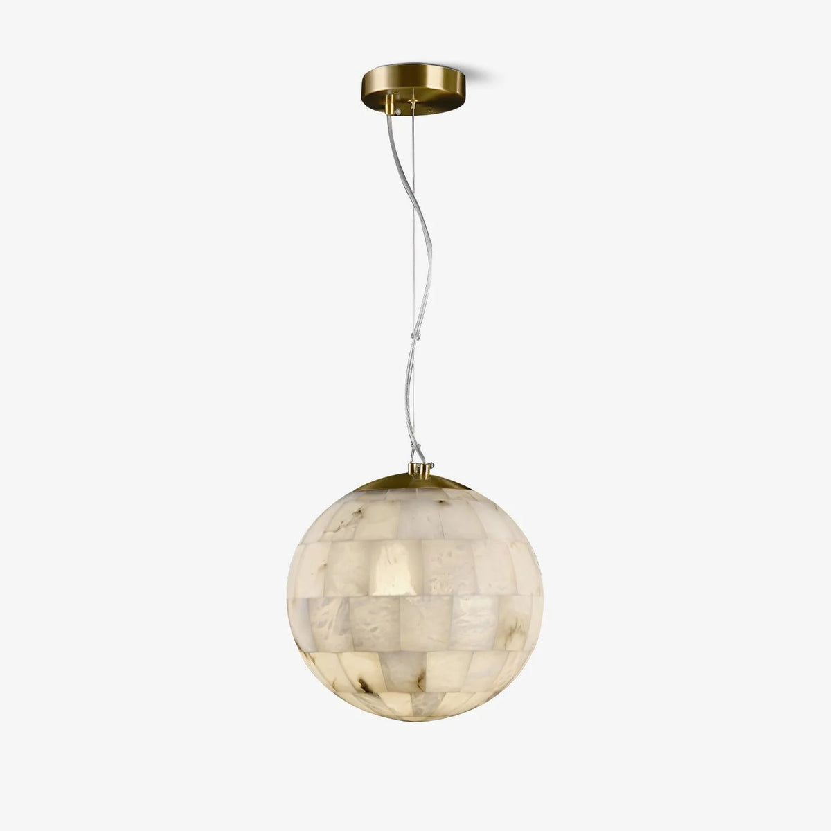 Alabaster Ball Pendant Light - Pre Order