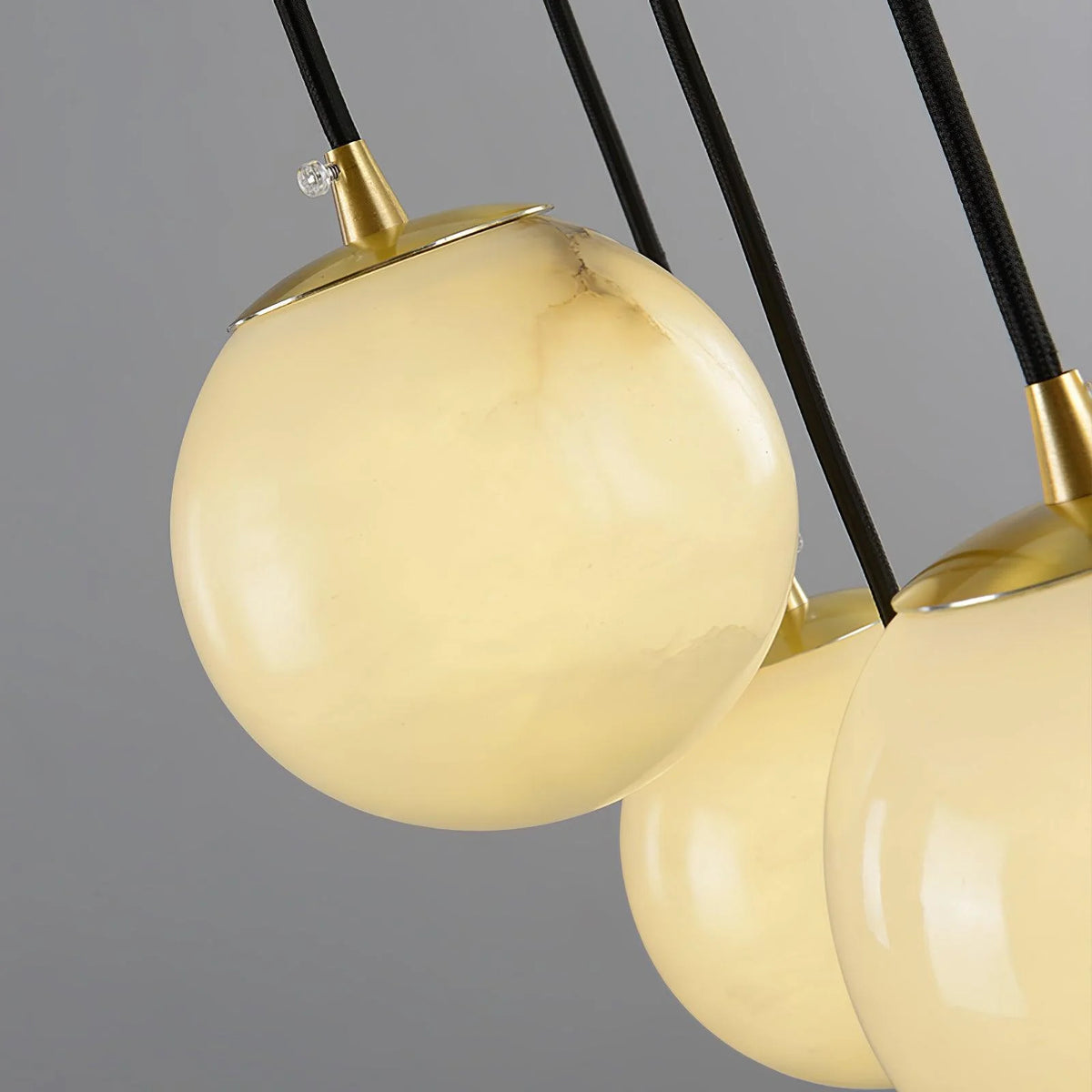 Alabaster Balls Cluster Chandelier - Pre Order
