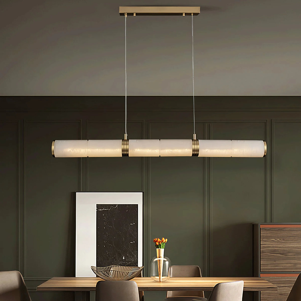 Alabaster Beam Pendant Light - Pre Order