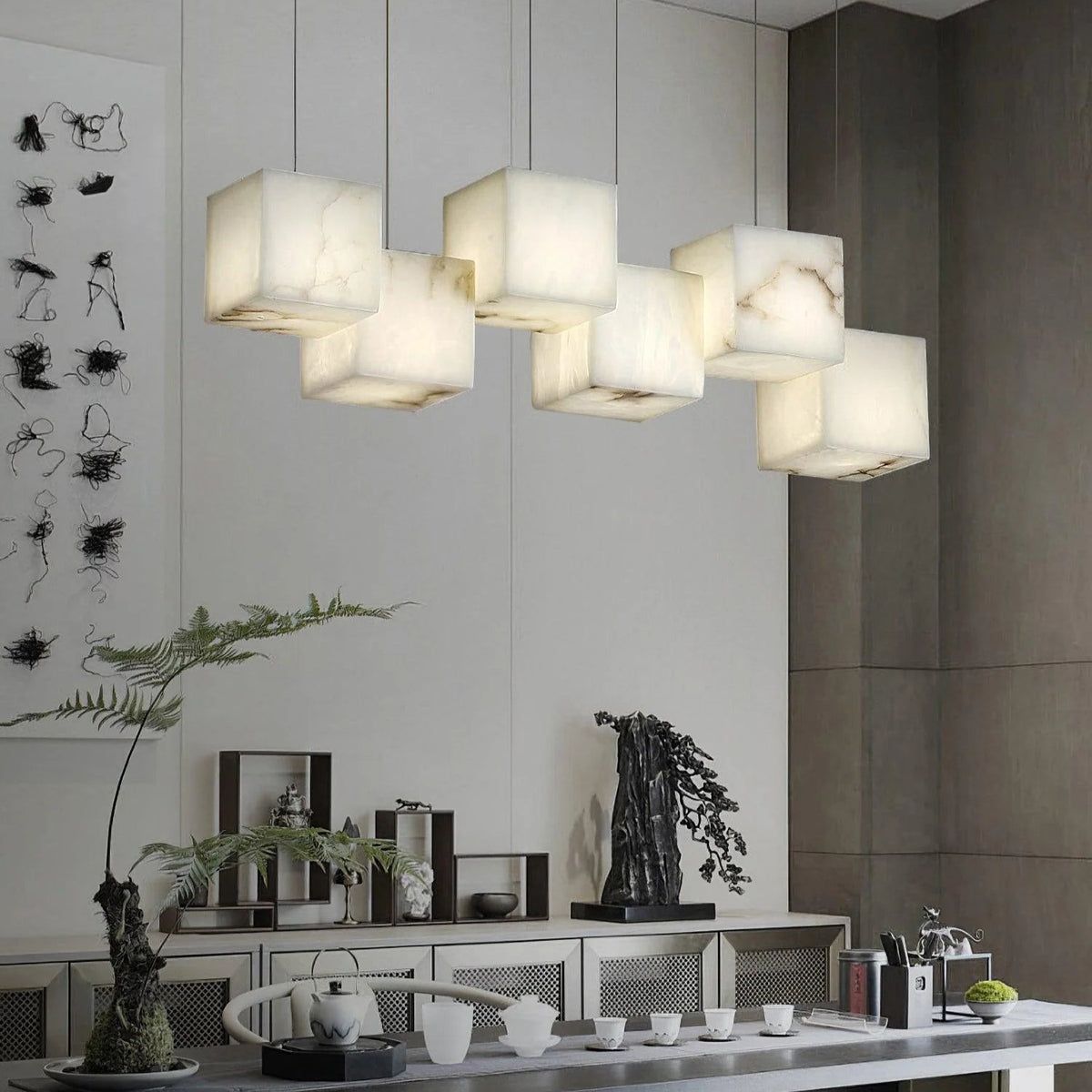 Alabaster Box Pendant Light - Pre Order